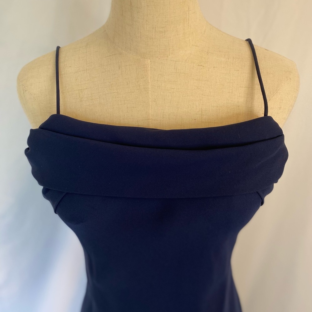 Vintage Blondie Nites by Jaslene Tie Back Chifon Dress - Picture 5 of 8